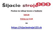 Dárkový poukaz na zboží v hodnotě 50EUR