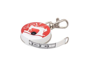PICCO DECOR GARN RED krajčírsky meter zvinovací, obojstranný, 150 cm - červený