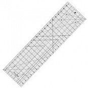 Rastrové pravítko pre quilting a patchwork 6,5x24 palcov