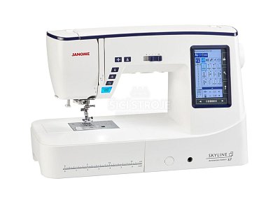 Šijací stroj JANOME SKYLINE S7 AE veľkosti XL