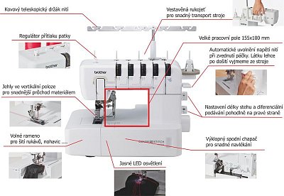 Coverlock Brother CV3550