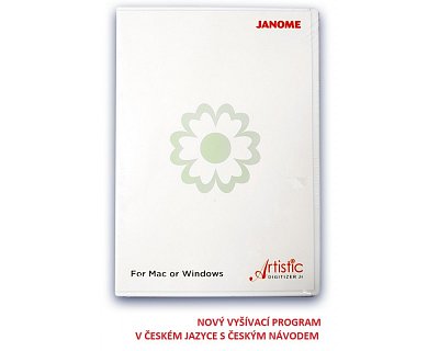 Vyšívací program Janome Artistic Digitizer Junior v češtině