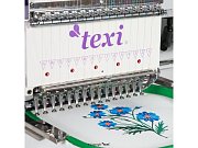 Priemyselný vyšívací stroj TEXI 1501 XL TS PREMIUM s čiapkovým rámčekom a stojanom