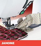 Profesionálne lemovacie pre Janome