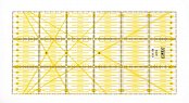 Rastrové pravítko OLFA - OTE pre patchwork 15x30 cm