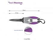 Remeselnícke nožnice / dlaňovky / cvakočky - TITANIUM Ti613