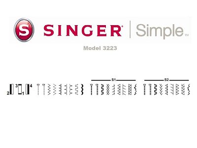Singer Simple 3223 RED