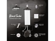 Steamer Texi Black Turbo vertikálne naparenie, žehlenie