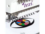 Vyšívací stroj TEXI IRIS 12, stojan, čiapkový rámček, čeština