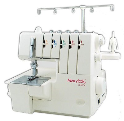 Overlock + Coverlock Merrylock MK3050CL + sada 6 pätiek ZADARMO