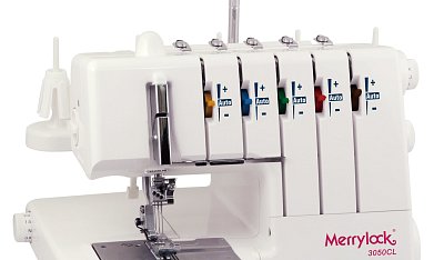 Overlock + Coverlock Merrylock MK3050CL + sada 6 pätiek ZADARMO