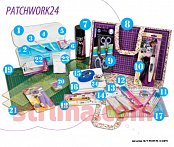 PATCHWORK 24 - 24 výrobkov na patchwork