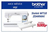Šijací a quiltovací stroj Brother VQ2 + Akcia Stolík v ceně