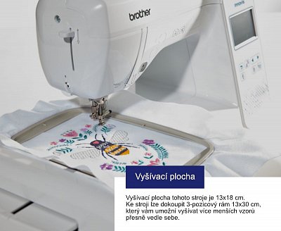 Šijací a vyšívací stroj Brother F540E