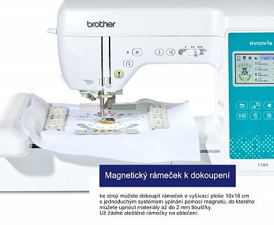 Šijací a vyšívací stroj Brother F580