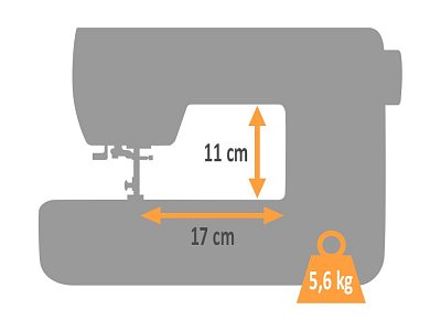 Šijací stroj JANOME 360DC