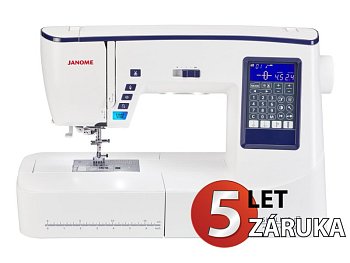 Šijací stroj JANOME SKYLINE S5 AE veľkosti XL