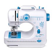 Šijací stroj Lucznik Mini Blue - detský šijací stroj vrátane chrániča prstov