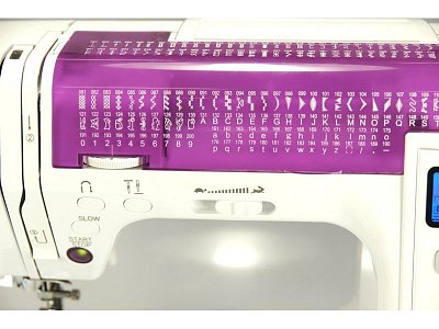 TEXI BALLERINA + Prídavný stolík - Šijací stroj elektronický, 200 programov, vyšívanie abecedy