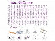 TEXI BALLERINA + Prídavný stolík - Šijací stroj elektronický, 200 programov, vyšívanie abecedy