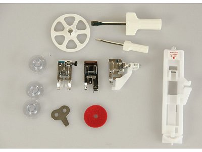TEXI BALLERINA + Prídavný stolík - Šijací stroj elektronický, 200 programov, vyšívanie abecedy