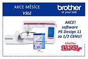 Vyšívací stroj Brother V3 LE + PE Design 11 za zvýhodnenú cenu!